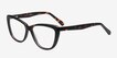 Charlotte Tortoise AcetateEyeglass Frames from EyeBuyDirect, Angle View