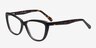 Charlotte Écailles AcétateMontures de lunettes de vue d'EyeBuyDirect, Vue d'Angle