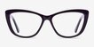 Charlotte Purple AcetateEyeglass Frames from EyeBuyDirect, Front View