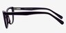 Charlotte Purple AcetateEyeglass Frames from EyeBuyDirect, Side View