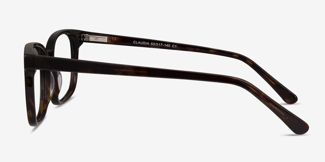 Claudia Tortoise AcetateEyeglass Frames from EyeBuyDirect, Side View