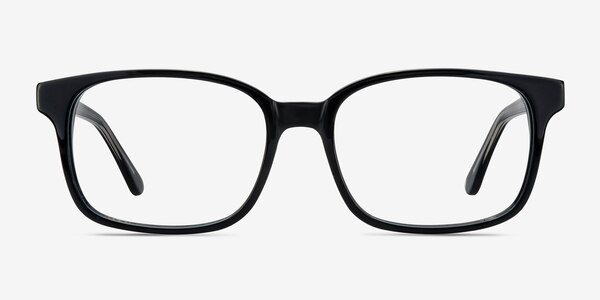 Claudia Noir Acétate Montures de lunettes de vue