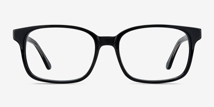Claudia Black Acetate Eyeglass Frames from EyeBuyDirect