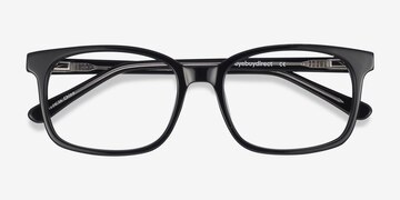 Black Claudia -  Classic Acetate Eyeglasses