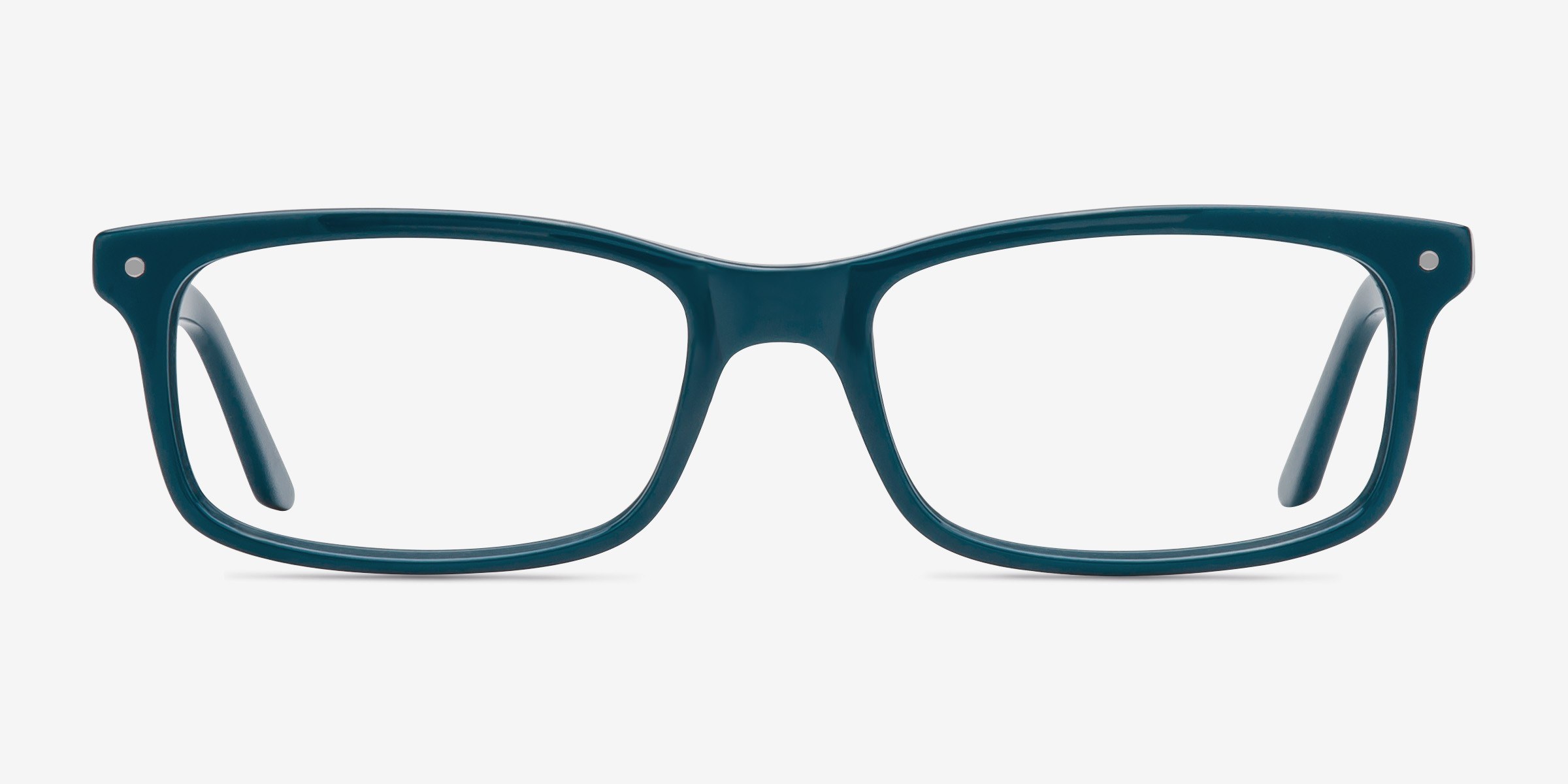 teal eyeglass frames