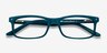 Mandi Teal AcetateEyeglass Frames from EyeBuyDirect, Closed View