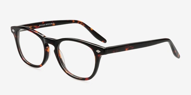 Richmond Brown & Tortoise AcetateEyeglass Frames from EyeBuyDirect, Angle View