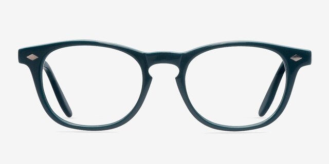 Richmond Vert AcétateMontures de lunettes de vue d'EyeBuyDirect, Vue de Face