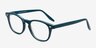 Richmond Vert AcétateMontures de lunettes de vue d'EyeBuyDirect, Vue d'Angle