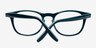 Richmond Vert AcétateMontures de lunettes de vue d'EyeBuyDirect, Vue Rapprochée