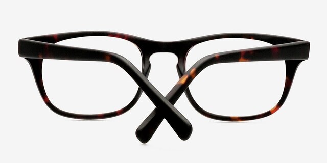 Carla Brown & Tortoise AcétateMontures de lunettes de vue d'EyeBuyDirect, Vue Rapprochée
