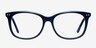 Brittany Navy AcetateEyeglass Frames from EyeBuyDirect, Front View