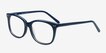 Brittany Navy AcetateEyeglass Frames from EyeBuyDirect, Angle View