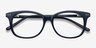Brittany Navy AcetateEyeglass Frames from EyeBuyDirect, Closed View