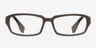Sequoia Coffee Wood-textureEyeglass Frames from EyeBuyDirect, Front View