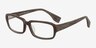 Sequoia Coffee Wood-textureEyeglass Frames from EyeBuyDirect, Angle View