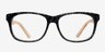 White Pine Black & Gray AcetateEyeglass Frames from EyeBuyDirect, Front View
