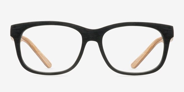 White Pine Noir Acétate Montures de lunettes de vue