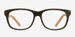 White Pine Olive AcetateEyeglass Frames from EyeBuyDirect, Front View