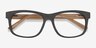 White Pine Olive AcetateEyeglass Frames from EyeBuyDirect, Closed View