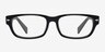 Little Cedar Black Wood-textureEyeglass Frames from EyeBuyDirect, Front View