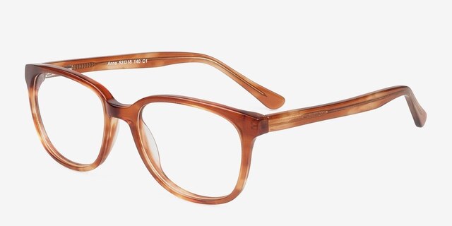 Anne Brown AcetateEyeglass Frames from EyeBuyDirect, Angle View