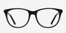 Anahi Black AcetateEyeglass Frames from EyeBuyDirect, Front View