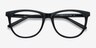 Anahi Black AcetateEyeglass Frames from EyeBuyDirect, Closed View