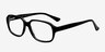 Nicky Black AcetateEyeglass Frames from EyeBuyDirect, Angle View