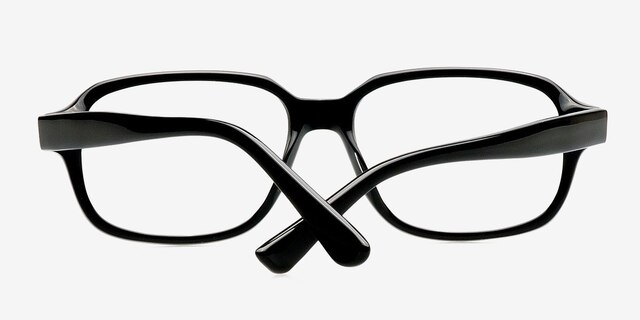 Nicky Black AcetateEyeglass Frames from EyeBuyDirect, Closed View
