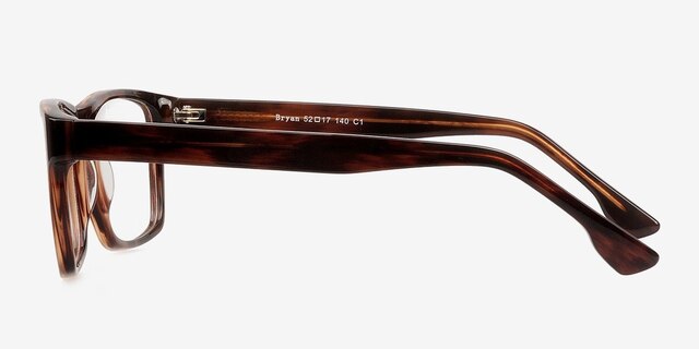 Bryan Brown AcetateEyeglass Frames from EyeBuyDirect, Side View