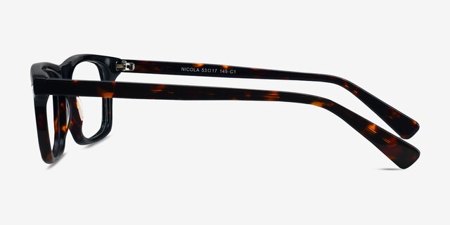Nicola Brown & Tortoise AcetateEyeglass Frames from EyeBuyDirect, Side View