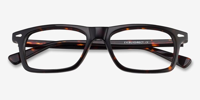 Nicola Brown & Tortoise AcetateEyeglass Frames from EyeBuyDirect, Closed View