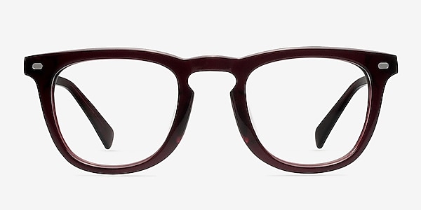 Analia Burgundy Acetate Eyeglass Frames