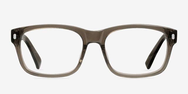 Black Hills Gray AcetateEyeglass Frames from EyeBuyDirect, Front View