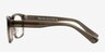 Black Hills Gray AcetateEyeglass Frames from EyeBuyDirect, Side View