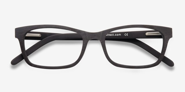Mesquite Coffee AcétateMontures de lunettes de vue d'EyeBuyDirect, Vue Rapprochée