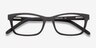 Mesquite Coffee AcétateMontures de lunettes de vue d'EyeBuyDirect, Vue Rapprochée