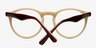 Yale Brown AcetateEyeglass Frames from EyeBuyDirect, Closed View