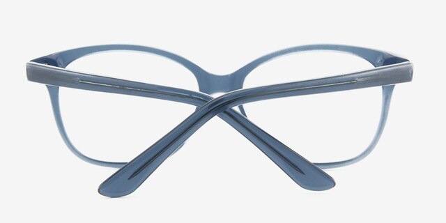 Water Lily Blue AcetateEyeglass Frames from EyeBuyDirect, Closed View
