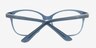 Water Lily Blue AcetateEyeglass Frames from EyeBuyDirect, Closed View