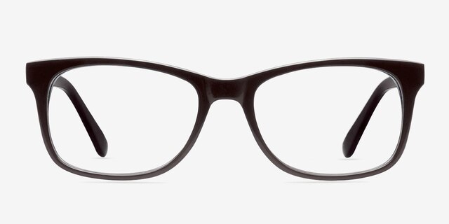 Carnelian Coffee AcetateEyeglass Frames from EyeBuyDirect, Front View