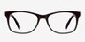 Carnelian Coffee AcetateEyeglass Frames from EyeBuyDirect, Front View