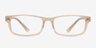 Opal Ivory & Clear AcetateEyeglass Frames from EyeBuyDirect, Front View