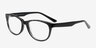 Arden Black AcetateEyeglass Frames from EyeBuyDirect, Angle View