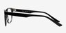 Arden Black AcetateEyeglass Frames from EyeBuyDirect, Side View
