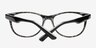 Arden Black AcetateEyeglass Frames from EyeBuyDirect, Closed View