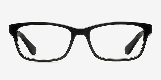 Auden Black AcetateEyeglass Frames from EyeBuyDirect, Front View