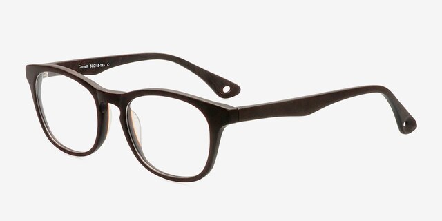 Cornell Coffee AcetateEyeglass Frames from EyeBuyDirect, Angle View