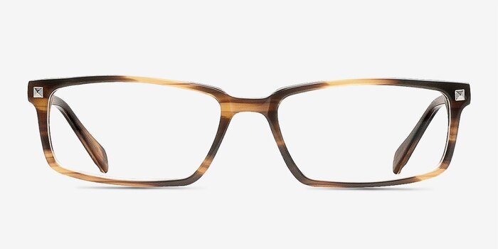 Hugo Brown Acetate Eyeglass Frames from EyeBuyDirect